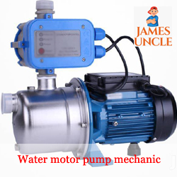 Water motor pump mechanic Mr. Suvankar Mistri in Balarampore Colony